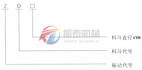 振动料斗型号示意图