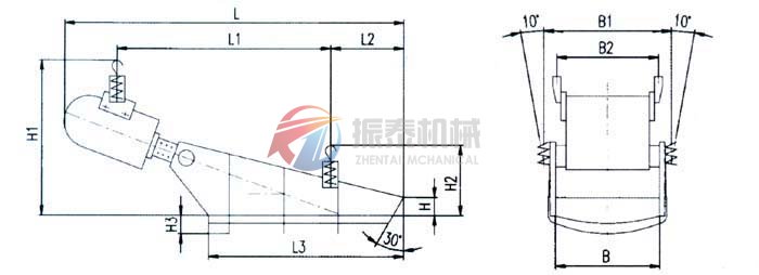 电磁振动给料机外形 图